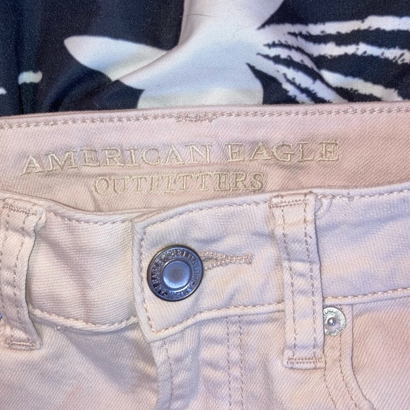 Pink Dye American Eagle Jean Shorts - Picture 6 of 8